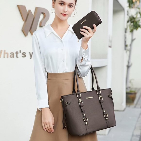 Montana West 3PCS Purses for Women Tote Bag and Wallet Set Shoulder Satchel - Picture 2 of 3